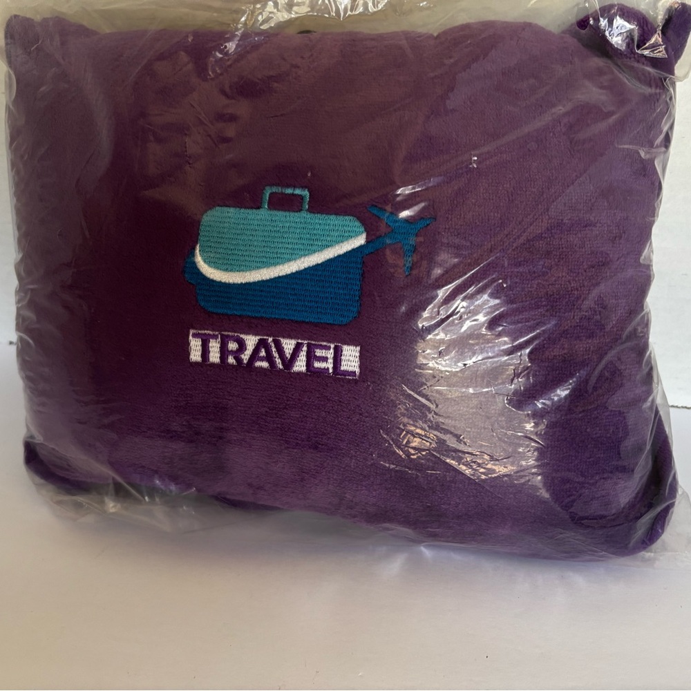 Purple Travel Pillow
